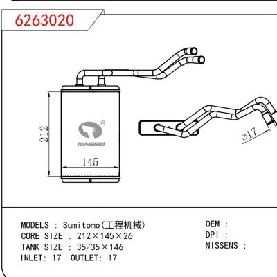 適用于CHINESE CAR SUMITOMO(工程機械）