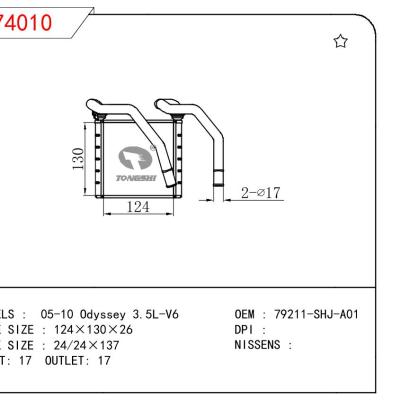 適用于HONDA 05-10 Odyssey 3.5L-V6 OEM:79211-SHJ-A01