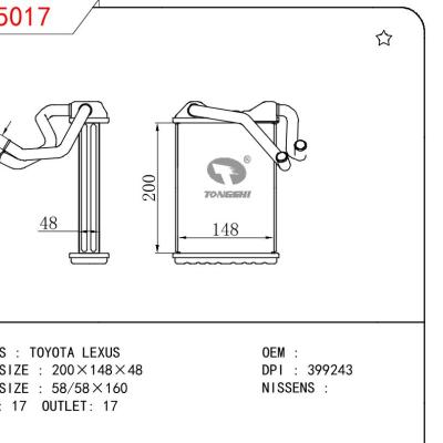 適用于TOYOTA TOYOTA LEXUS