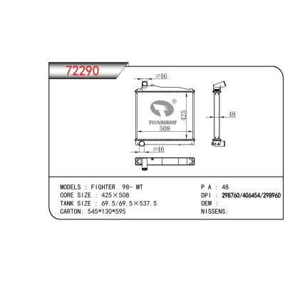 適用于三菱FIGHTER?散熱器 OEM:298760/406454/298960