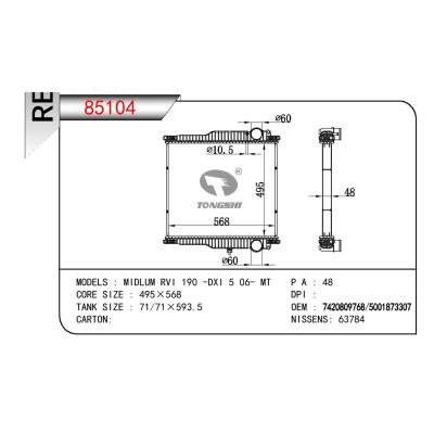 適用于RENAULT MIDLUM RVI 190 -DXI 5 OEM:7420809768/5001873307
