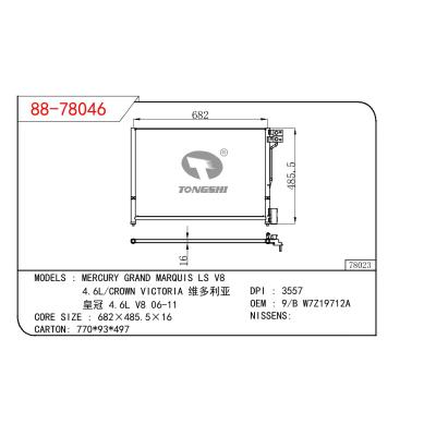 適用于FORD MERCURY GRAND MARQUIS LS V8 4.6L/CROWN VICTORIA 維多利亞 OEM:9/B W7Z19712A