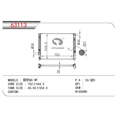 適用于CHINESE CAR 獵豹Q6