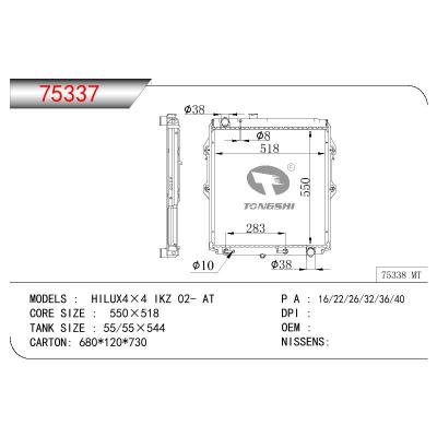 適用于TOYOTA HILUX4×4 IKZ