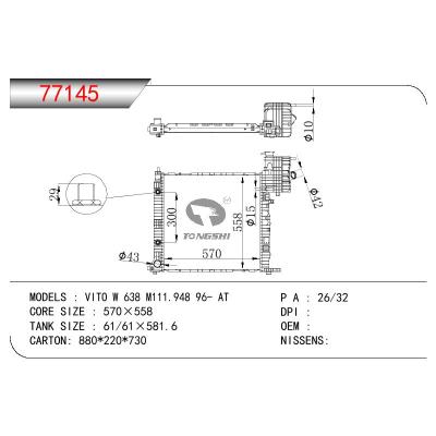 適用于BENZ V-CLASS W 638 VITO W 638 M111.948