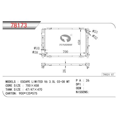 適用于FORD ESCAPE LIMITED V6 3.0L