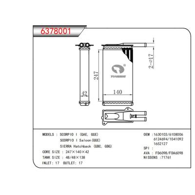  適用于SCORPI0 I (GAE，GGE)SCORPI0 I Saloon (GGE)SIERRA Hatchback (GBC，GBG) OEM::1630103,61080066124694,10410921652127