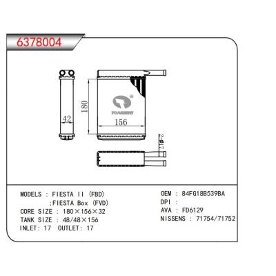  適用于FIESTA II (FBD)/(FVD)/;FIESTA Box OEM:84FG18B539BA