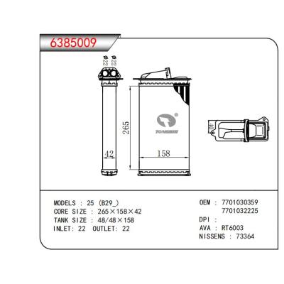  適用于25/(B29) OEM:7701030359,7701032225