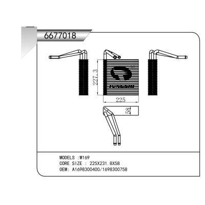適用于??W169???蒸發器