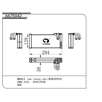 適用于    new innova rear(豐田TOYOTA)   蒸發器