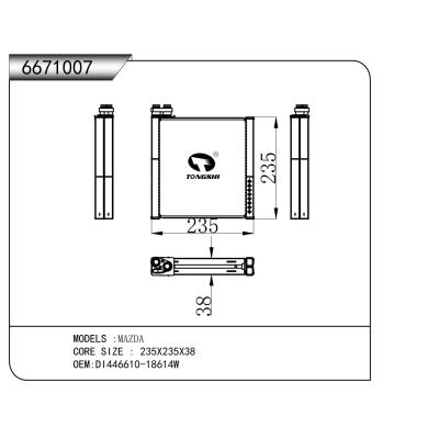 適用于  馬自達MAZDA 209 FIESTA   蒸發(fā)器