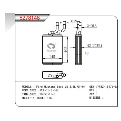 適用于福特野馬基地V6 3.8L 01-04暖風