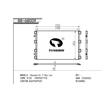 適用于   肯沃思Kenworth T-Series  冷凝器